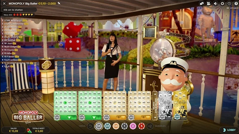 Monopoly Big Baller Gaming Statistics